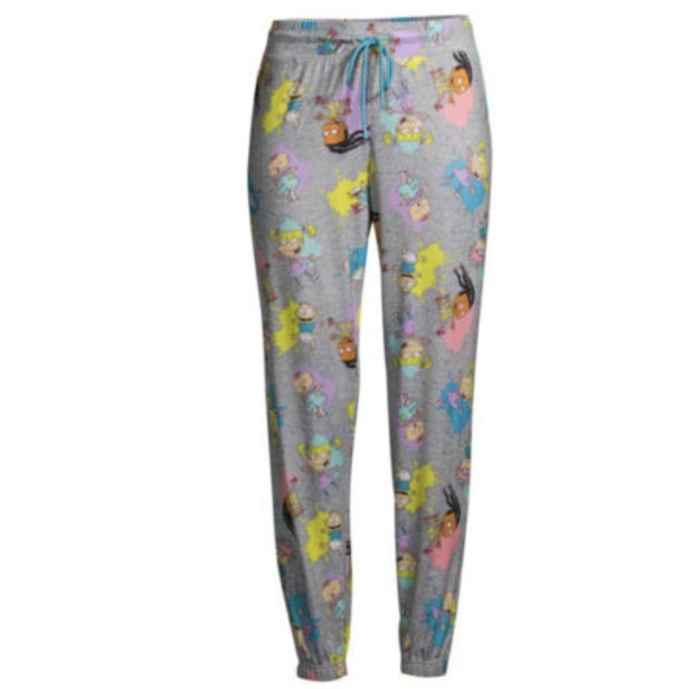 Nickelodeon Rugrats Ladies Sleep Jogger Chucky,Tommy Pickles,Angelica,2X(18W-20W
